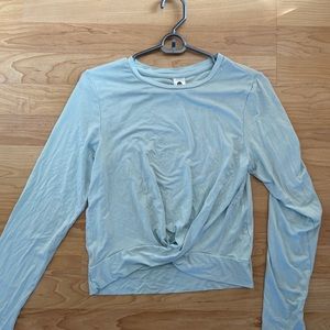 Senita Twisted Crop Long Sleeve